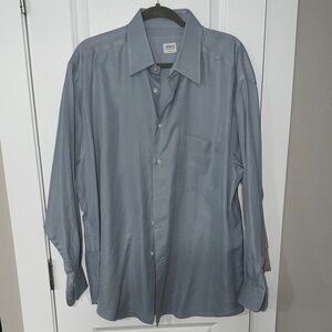 Armani Collezioni Steel Blue Dress Shirt